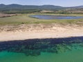 Aerial view of The Driver Beach Alepu, Bulgaria