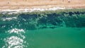 Aerial view of The Driving Beach near resort of Dyuni, Bulgaria Royalty Free Stock Photo