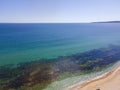 Aerial view of The Driving Beach near resort of Dyuni, Bulgaria Royalty Free Stock Photo