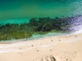 Aerial view of The Driving Beach near resort of Dyuni, Bulgaria Royalty Free Stock Photo