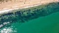 Aerial view of The Driving Beach near resort of Dyuni, Bulgaria Royalty Free Stock Photo