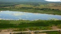 Aerial view of The Driving Beach near resort of Dyuni, Bulgaria Royalty Free Stock Photo