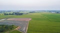 The field soil reclamation in preparation for seeding or planting Royalty Free Stock Photo