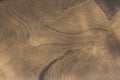 Aerial view of drought stricken cultivated farmlands