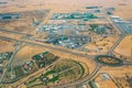 Aerial view of Dubai city United Arab Emirates Royalty Free Stock Photo