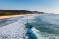 Aerial View - Dudley Beach - NSW Australia