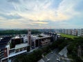 Aerial view of Dulwich College (Singapore) Royalty Free Stock Photo