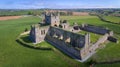 Aerial view. Dunbrody Abbey. county Wexford. Ireland. Royalty Free Stock Photo