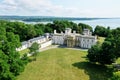 Aerial view of Dundurn Castle in Hamilton, Ontario, Canada Royalty Free Stock Photo