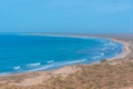 Aerial view of Dunes beach near Exmouth, Australia Royalty Free Stock Photo