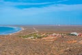 Aerial view of Dunes beach near Exmouth, Australia Royalty Free Stock Photo