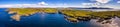 Aerial view of Dunmore head by Portnoo Rossbeg and Dawros head in County Donegal - Ireland.