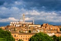 Aerial view with Duomo di Siena