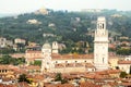 Aerial view of the Duomo di Verona cathedral