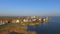 Aerial view on Durgerdam Royalty Free Stock Photo