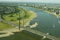 Aerial view of Dusseldorf