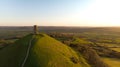 The famous Glastonbury Tor in Somerset Royalty Free Stock Photo