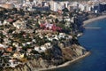 Aerial view of Edificios de Ricardo Bofill Royalty Free Stock Photo