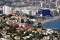 Aerial view of Edificios de Ricardo Bofill Royalty Free Stock Photo