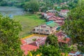 Aerial view of El Castillo village, Nicarag