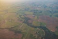 Aerial view of the El Reno city