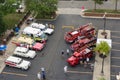 Aerial view, Emergency Vehicle Show, Woodward Dream Cruise, MI