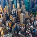 Aerial view from the Empire State Royalty Free Stock Photo