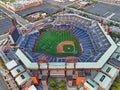 Aerial View of Empty Citizens Bank Park Philadelphia Royalty Free Stock Photo