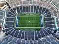 Aerial View of Empty Lincoln Financial Field in Philadelphia