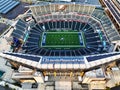 Aerial View of Empty Lincoln Financial Field in Philadelphia