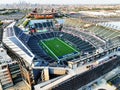 Aerial View of Empty Lincoln Financial Field in Philadelphia Royalty Free Stock Photo