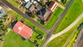 Aerial view of Emu Bay homes in Kangaroo Island, South Australia Royalty Free Stock Photo