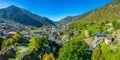 Aerial view of Encamp, Andorra