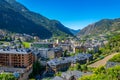 Aerial view of Encamp, Andorra Royalty Free Stock Photo