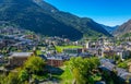Aerial view of Encamp, Andorra Royalty Free Stock Photo