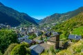 Aerial view of Encamp, Andorra