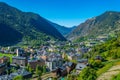 Aerial view of Encamp, Andorra Royalty Free Stock Photo