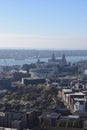 Aerial view of the English city of Liverpool Royalty Free Stock Photo