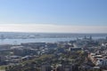 Aerial view of the English city of Liverpool Royalty Free Stock Photo