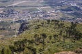 Aerial view from Erice town Royalty Free Stock Photo