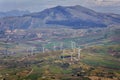 Aerial view from Erice town Royalty Free Stock Photo