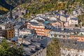 Aerial view of Escaldes-Engordany town, Andor