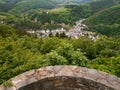 Aerial view of Esch-sur-SÃÂ»re Royalty Free Stock Photo