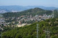 Aerial view of Esplugues de Llobregat, Spain