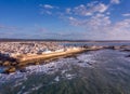 Aerial view of Essaouira city Royalty Free Stock Photo