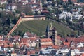 Aerial view Esslingen, Germany