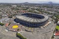 Aerial view of estadio azteca football stadium