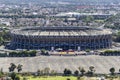 Aerial view of estadio azteca football stadium