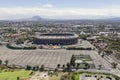 Aerial view of estadio azteca soccer stadium