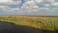 Aerial view of Everglades landscape, Florida